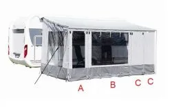 410 CM - FRONT TIL POSEMARKISE "WECAMP" 11 410 CM - FRONT TIL POSEMARKISE "WECAMP" -Campingudstyr Butik 410 2 p