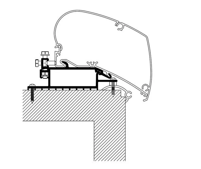 Adapter "Roof Top Adapter" - Thule Tag Monteret Markise 3 Adapter "Roof Top Adapter" - Thule Tag Monteret Markise