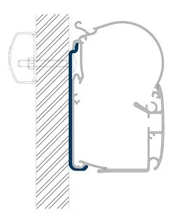 350 Cm - Adapterbeslag Dometic PW Standard