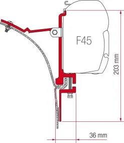Adaptersæt Til Fiamma "Van"