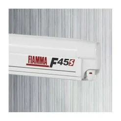 Fiamma F45 L Markise, Deluxe Grey, Hvid Boks