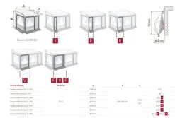 190 Cm - Frontstykke Caravanstore ZIP XL -Campingudstyr Butik Fiamma Caravanstore ZIP forntvC3A6g Campingpriser.dk p