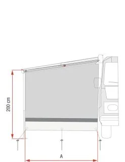 250 Side "Fiamma Sun View" F45 - F70 - F65 - F80 -Campingudstyr Butik Fiamma Sun View 905520 Campingpriser.dk p