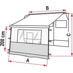 260 For VAN - Front Fiamma Blocker Pro -Campingudstyr Butik Front Fiamma blocker 260 Van 1 905552 Campingpriser.dk p