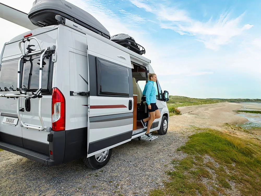 375 Markise "Thule 6300 Ducato H2 - L3" - Anodiseret Boks - Billede 2