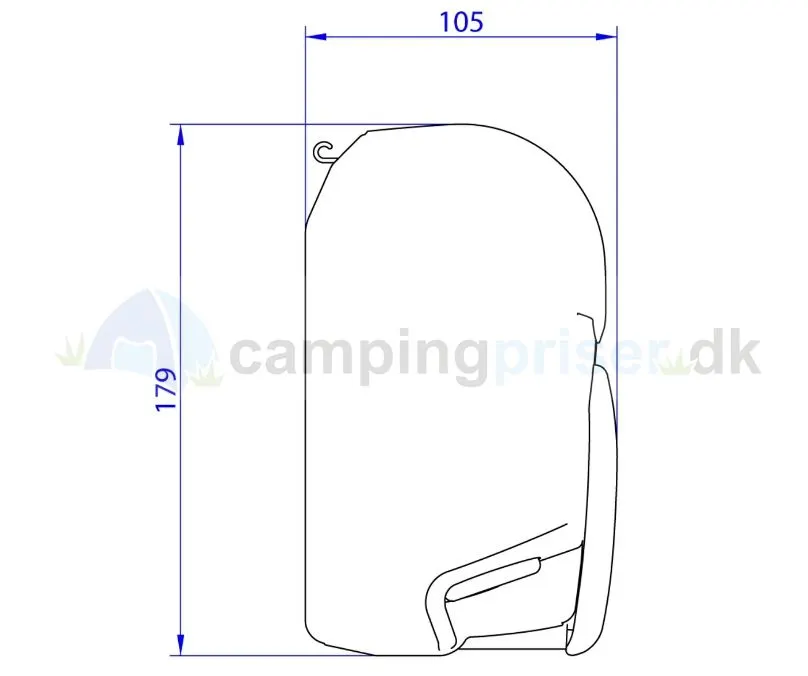 500 Markise "Thule 8000" - 230V - Dybde 275 Cm - Dug Mystic Grey 4 500 Markise "Thule 8000" - 230V - Dybde 275 Cm - Dug Mystic Grey - Billede 2