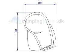 260 Markise "Thule 5102" T5 - T6 Multivan, Mystic Grey - Alu.grå Boksfarve -Campingudstyr Butik Markise thule 5102 VW T5 T6 Multivan 1 913101 Campingpriser.dk p