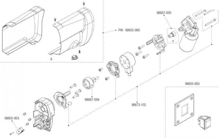 Motor 12V Til Fiamma Markise F45L 6 Motor 12V Til Fiamma Markise F45L - Billede 4