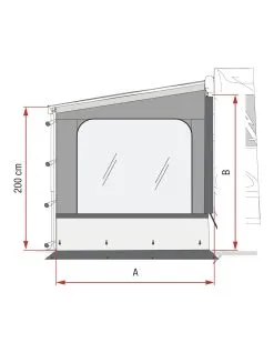 Side Med Græskant Til Fiamma F35 Van