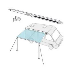 Fiamma Understøtte Pro Til Markiser Model Pro