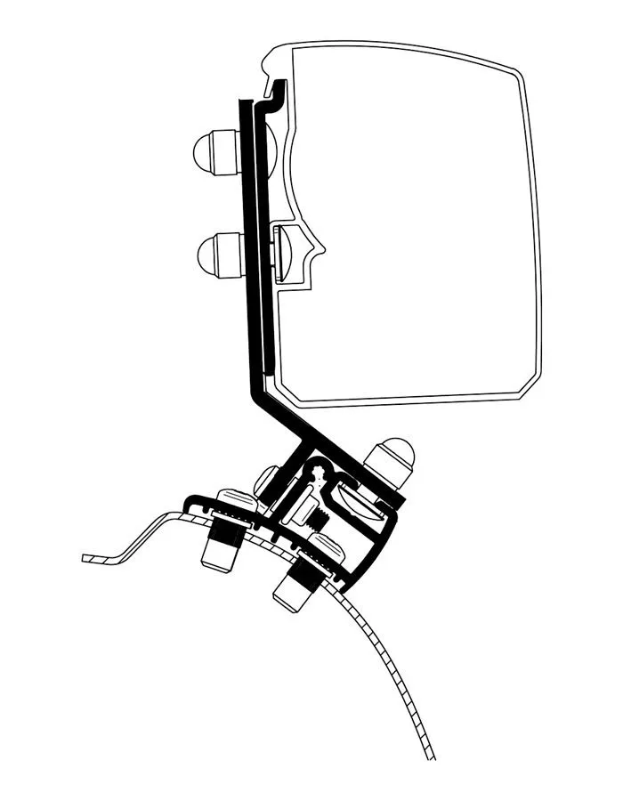 Beslag For PSA Minivan Thule Markise 3200 3 Beslag For PSA Minivan Thule Markise 3200